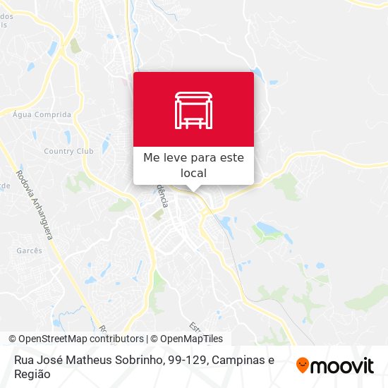 Rua José Matheus Sobrinho, 99-129 mapa