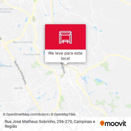 Rua José Matheus Sobrinho, 256-270 mapa