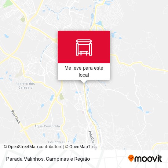 Parada Valinhos mapa