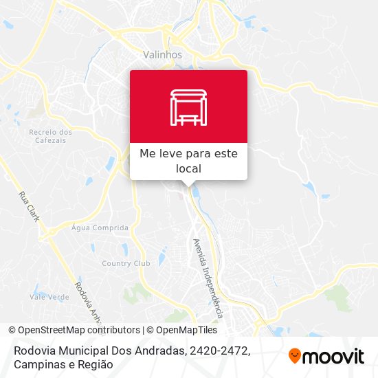 Rodovia Municipal Dos Andradas, 2420-2472 mapa