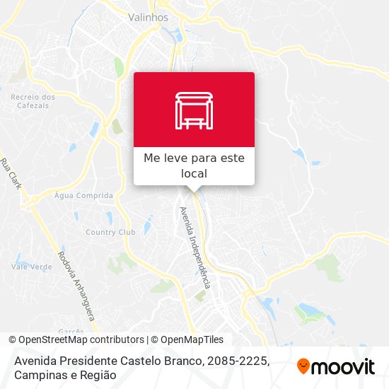 Avenida Presidente Castelo Branco, 2085-2225 mapa