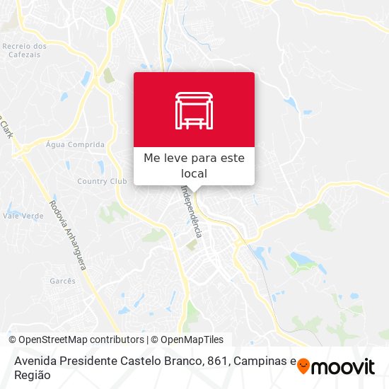 Avenida Presidente Castelo Branco, 861 mapa