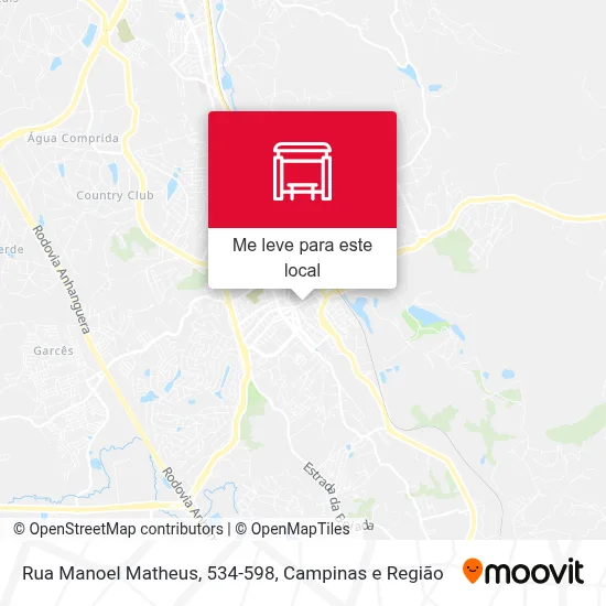 Rua Manoel Matheus, 534-598 mapa