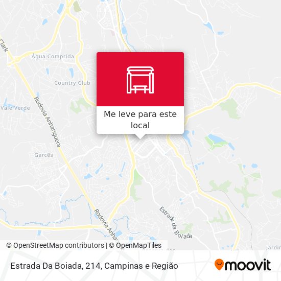 Estrada Da Boiada, 214 mapa