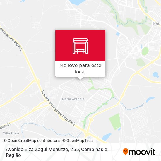 Avenida Elza Zagui Menuzzo, 255 mapa