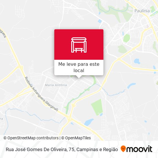 Rua José Gomes De Oliveira, 75 mapa