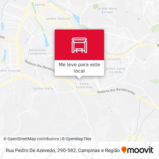 Rua Pedro De Azevedo, 290-582 mapa