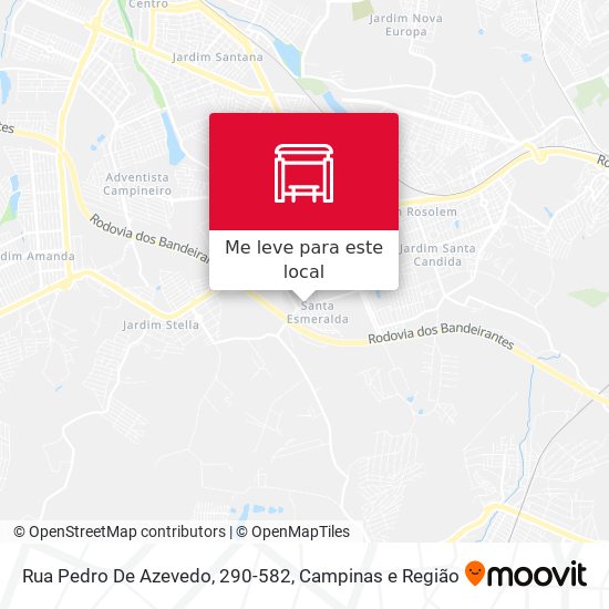 Rua Pedro De Azevedo, 290-582 mapa