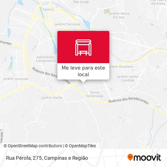 Rua Pérola, 275 mapa