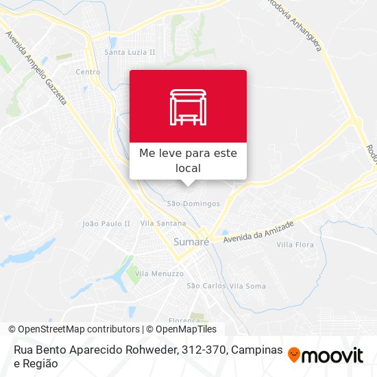 Rua Bento Aparecido Rohweder, 312-370 mapa