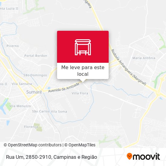 Rua Um, 2850-2910 mapa
