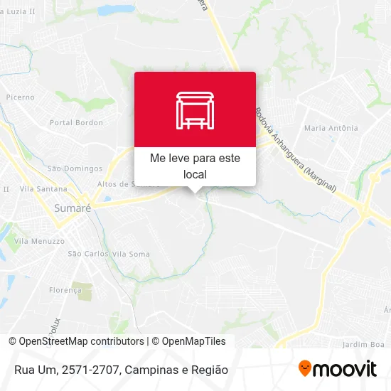 Rua Um, 2571-2707 mapa