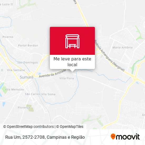 Rua Um, 2572-2708 mapa