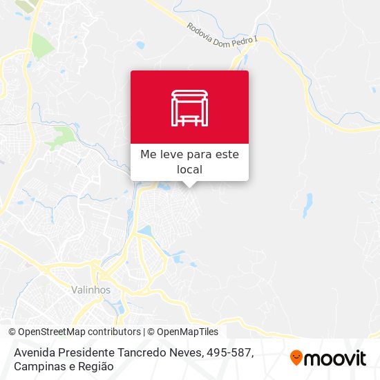 Avenida Presidente Tancredo Neves, 495-587 mapa