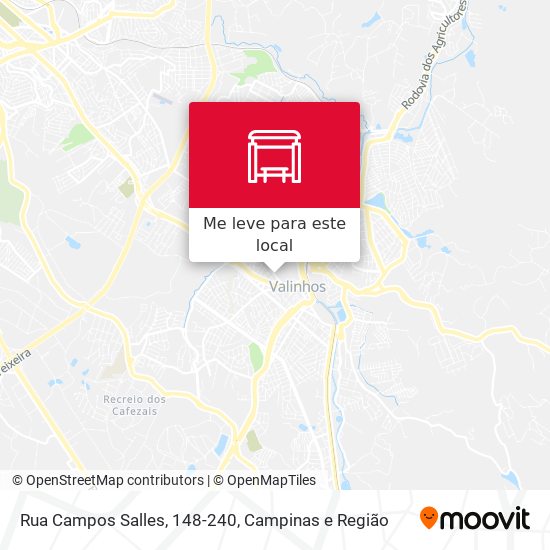 Rua Campos Salles, 148-240 mapa