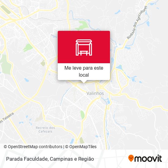 Parada Faculdade mapa