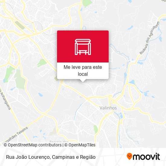 Rua João Lourenço mapa