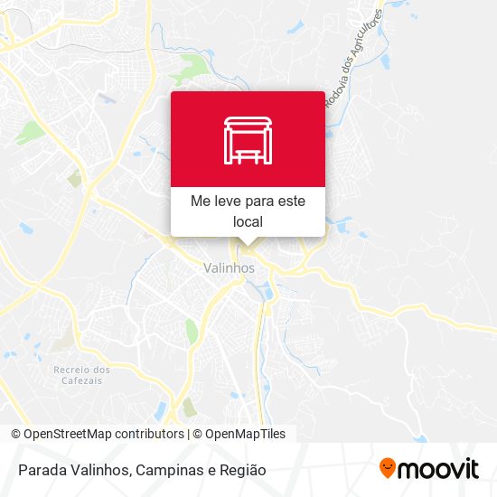 Parada Valinhos mapa