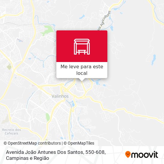 Avenida João Antunes Dos Santos, 550-608 mapa