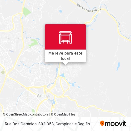 Rua Dos Gerânios, 302-358 mapa