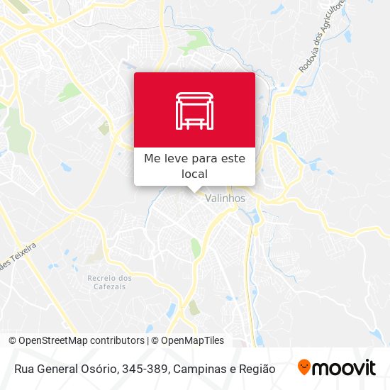 Rua General Osório, 345-389 mapa