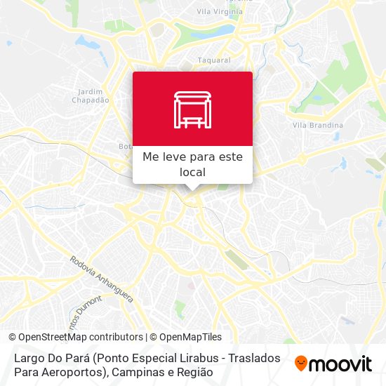 Largo Do Pará (Ponto Especial Lirabus - Traslados Para Aeroportos) mapa