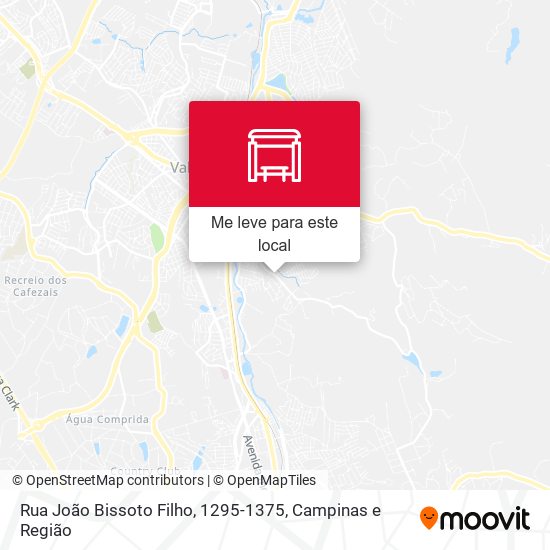 Rua João Bissoto Filho, 1295-1375 mapa