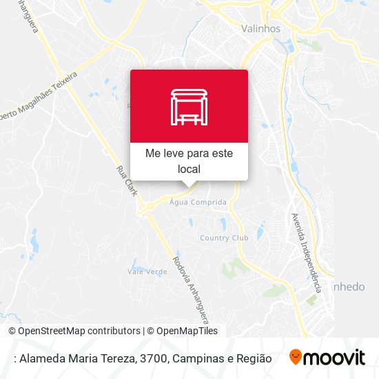 : Alameda Maria Tereza, 3700 mapa