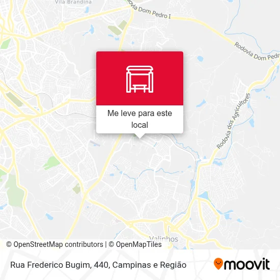 Rua Frederico Bugim, 440 mapa