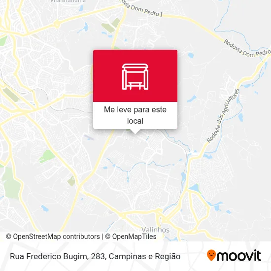 Rua Frederico Bugim, 283 mapa