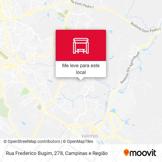 Rua Frederico Bugim, 278 mapa