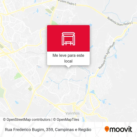 Rua Frederico Bugim, 359 mapa