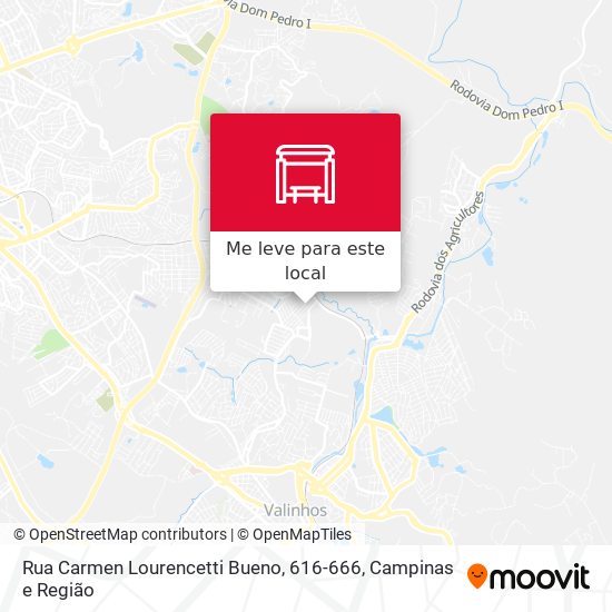 Rua Carmen Lourencetti Bueno, 616-666 mapa