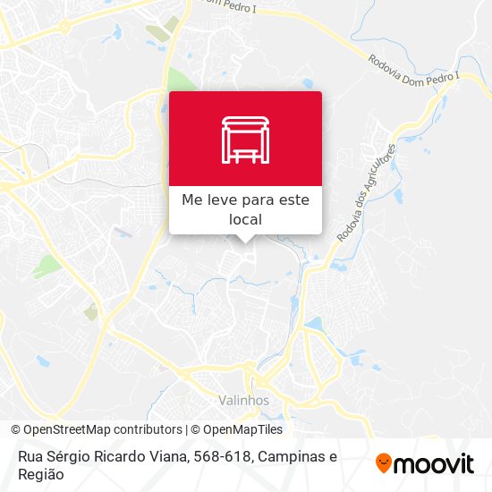 Rua Sérgio Ricardo Viana, 568-618 mapa