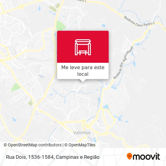 Rua Dois, 1536-1584 mapa