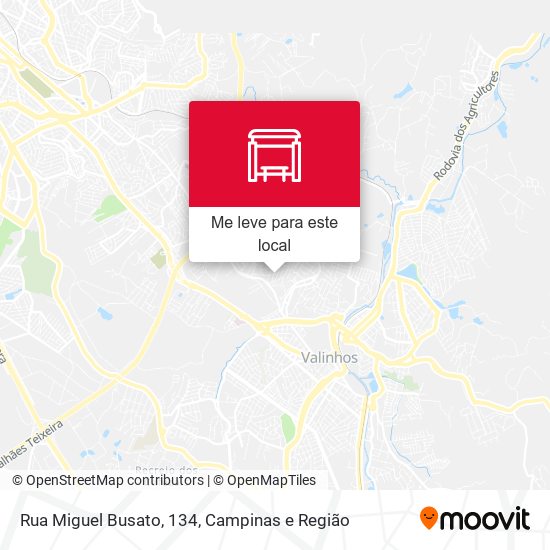 Rua Miguel Busato, 134 mapa