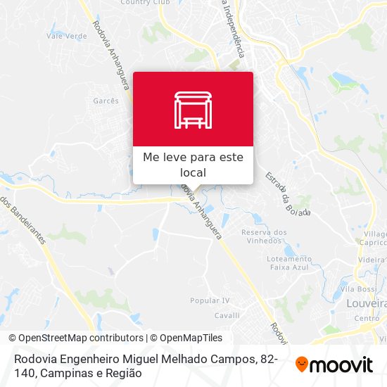Rodovia Engenheiro Miguel Melhado Campos, 82-140 mapa