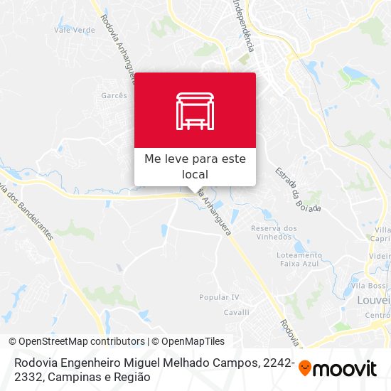 Rodovia Engenheiro Miguel Melhado Campos, 2242-2332 mapa