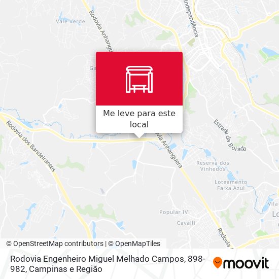 Rodovia Engenheiro Miguel Melhado Campos, 898-982 mapa