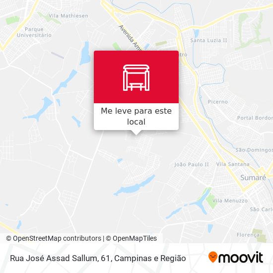Rua José Assad Sallum, 61 mapa