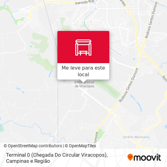 Terminal 0 (Chegada Do Circular Viracopos) mapa