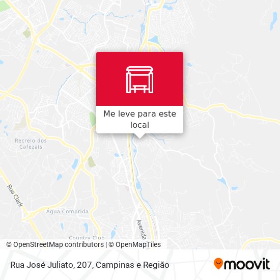 Rua José Juliato, 207 mapa