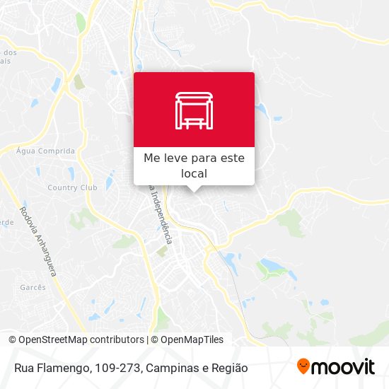 Rua Flamengo, 109-273 mapa