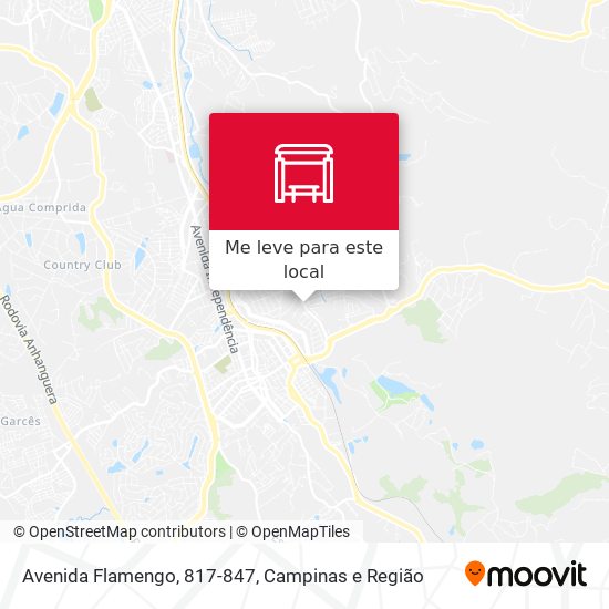 Avenida Flamengo, 817-847 mapa
