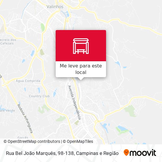 Rua Bel João Marquês, 98-138 mapa