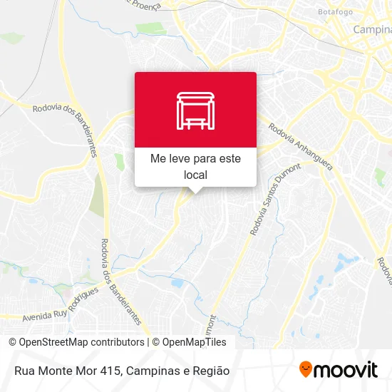 Rua Monte Mor 415 mapa