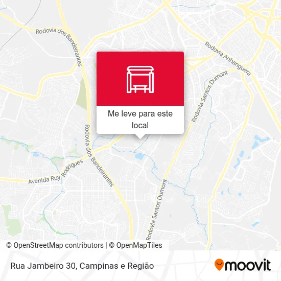 Rua Jambeiro 30 mapa
