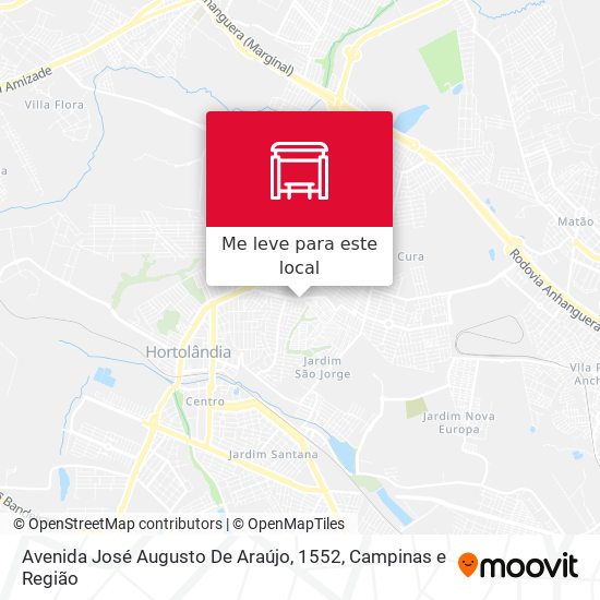 Avenida José Augusto De Araújo, 1552 mapa