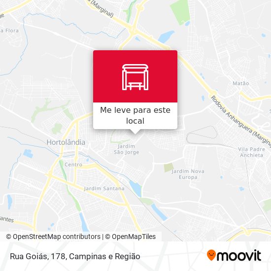 Rua Goiás, 178 mapa