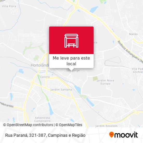 Rua Paraná, 321-387 mapa